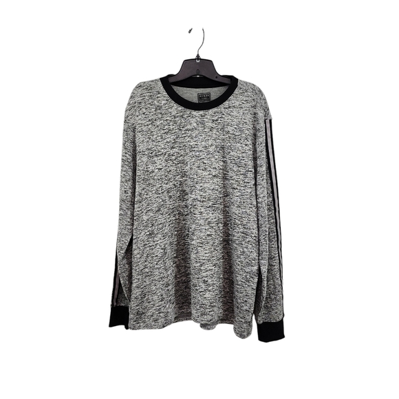 Guess Men's Long Sleeves Atlas Reflective Tape Crew Tee - XL - Picture 1 of 8